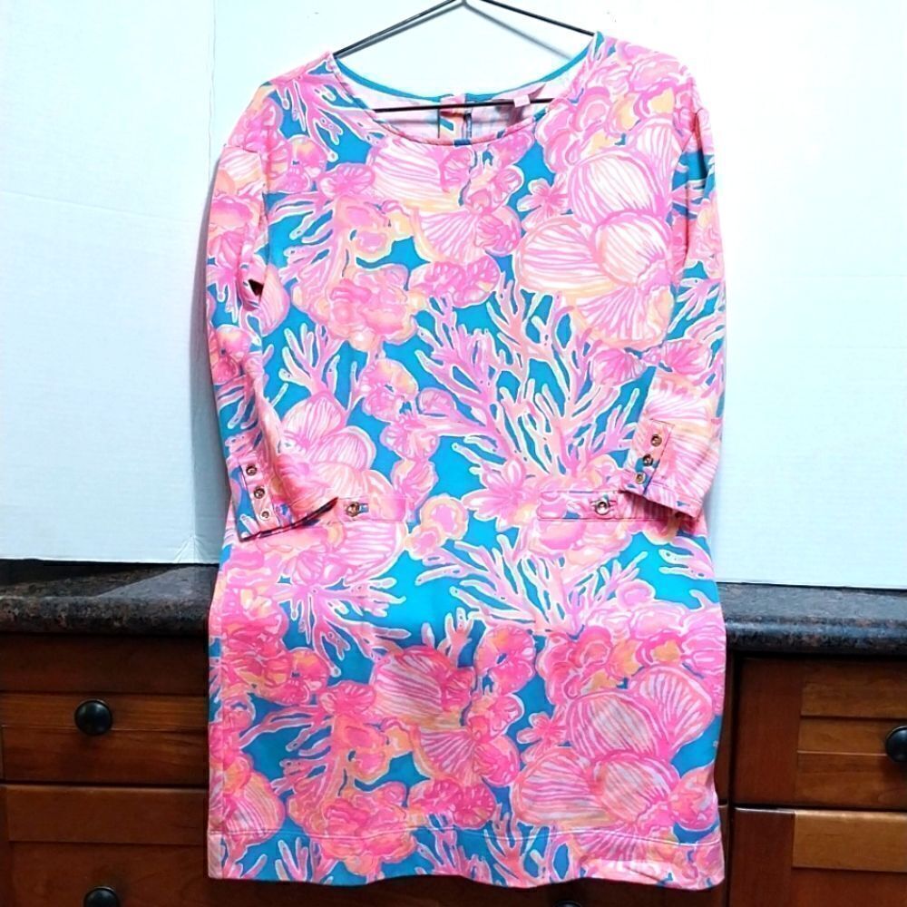 Lilly Pulitzer "SUGARTOWN" Shift...Size S...EUC